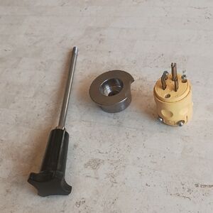 Deli Slicer Machine Parts, Globe 500. Center Plate Knob,center Coupling,110 Plug